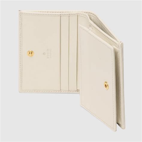 gucci horsebit wallet white